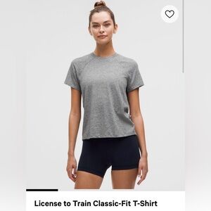 Lululemon License to train Classic fit T-shirt